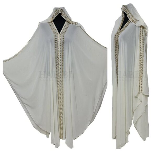 Women’s Chiffon Open Kimono Abaya Long Maxi Jilbab Burka kaftan dubai middle eas - Picture 1 of 10